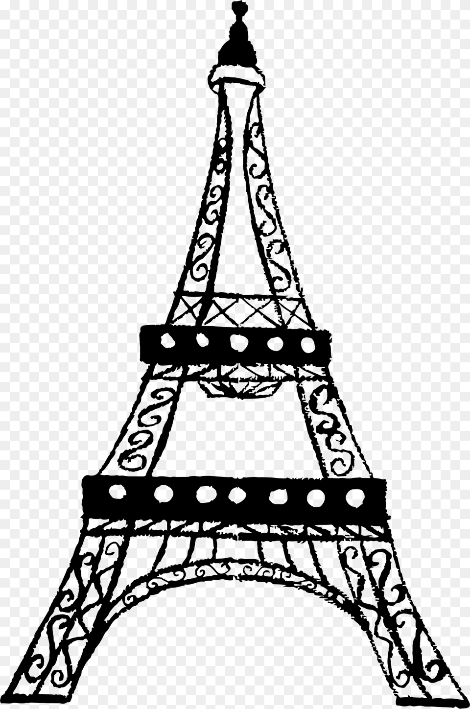 Eiffel Tower Drawing Clip Art Eiffel Tower Pic Art, Gray Png Image