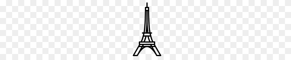 Eiffel Tower Icons Noun Project, Gray Free Png Download