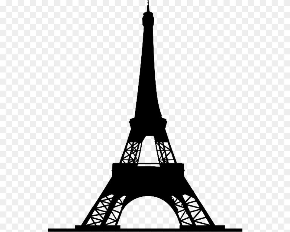 Eiffel Tower Outline Eiffel Tower Silhouette, Gray Png Image