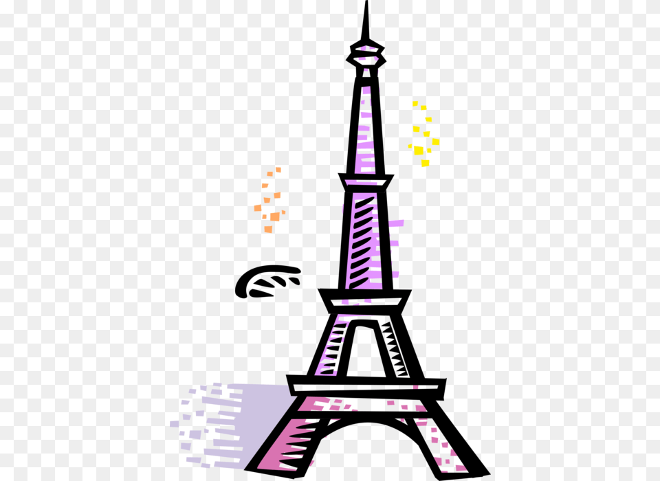 Eiffel Tower Paris France, City, Lighting, Art, Graphics Free Png