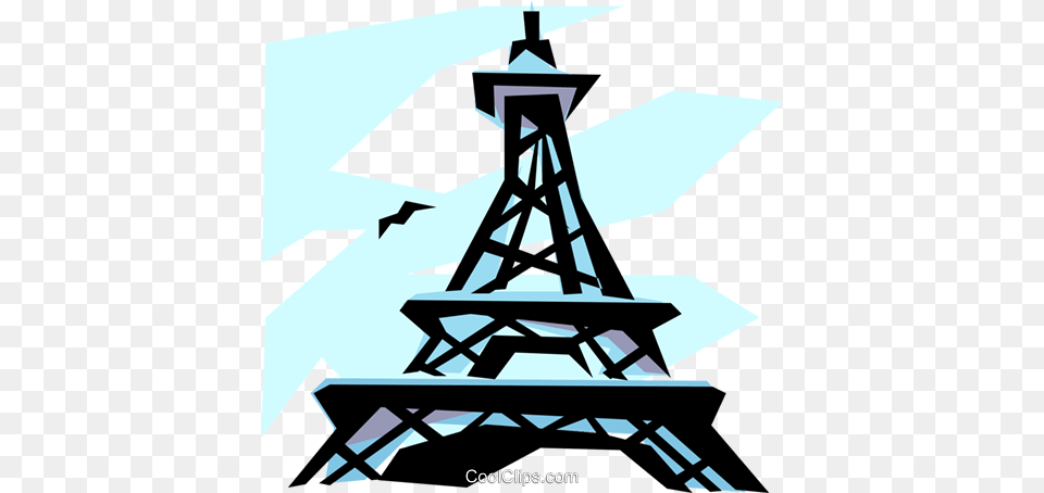 Eiffel Tower Royalty Vector Clip Art Illustration, Lighting, Architecture, Building Free Png Download