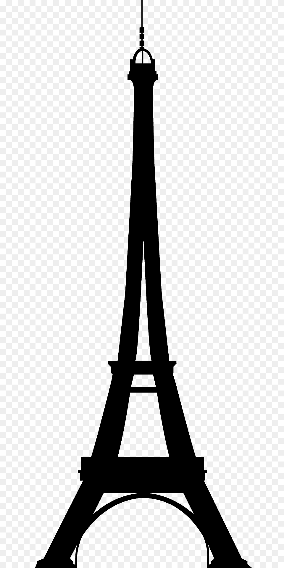 Eiffel Tower Silhouette, Architecture, Building, Spire Free Png Download