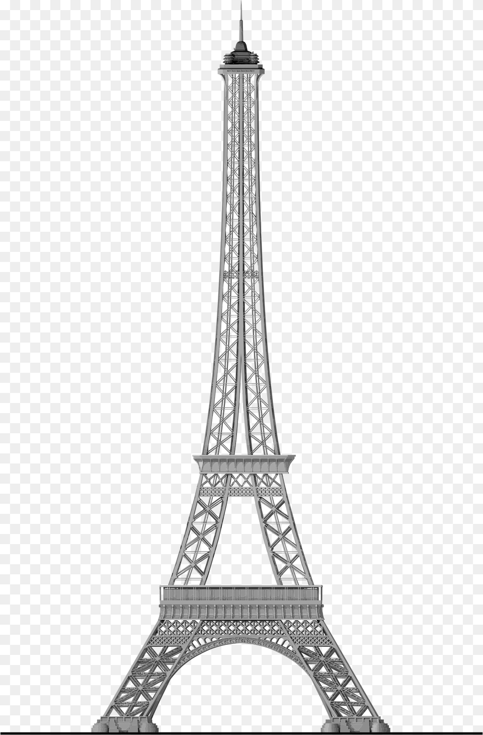 Eiffel Tower Silhouette Arc De Triomphe, Architecture, Building, Eiffel Tower, Landmark Free Png