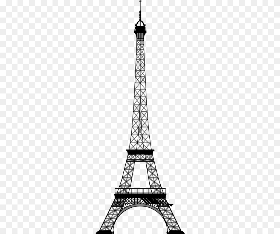 Eiffel Tower Silhouette Eiffel Tower Clipart, Gray Png Image