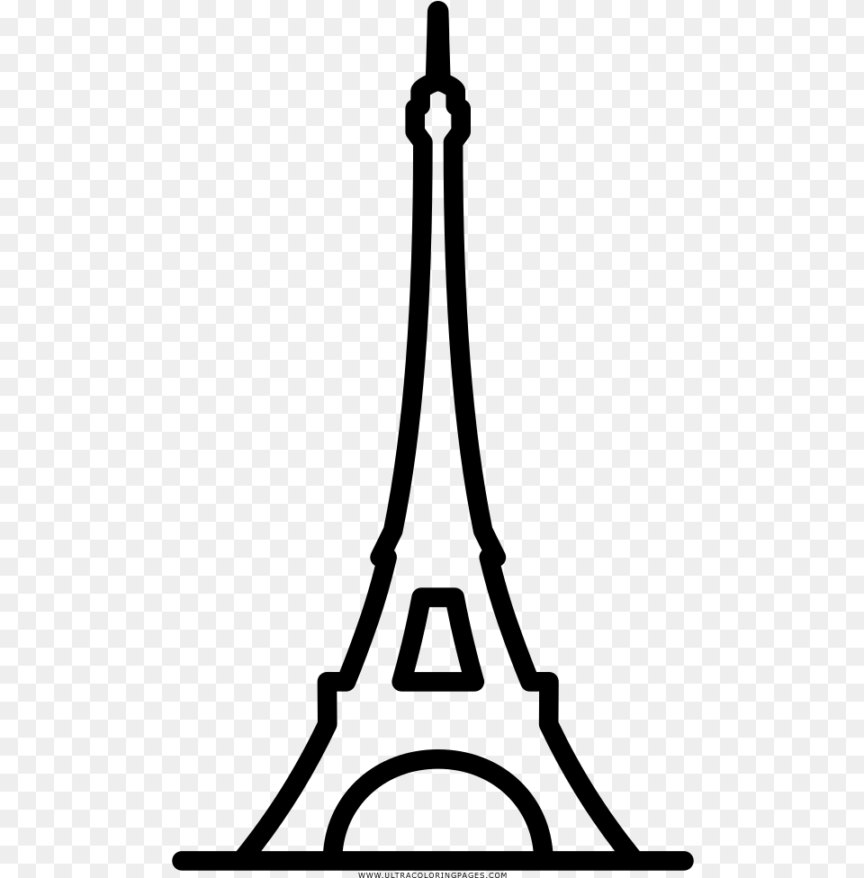 Eiffel Tower Silhouette Image Eiffel Tower Silhouette, Gray Png