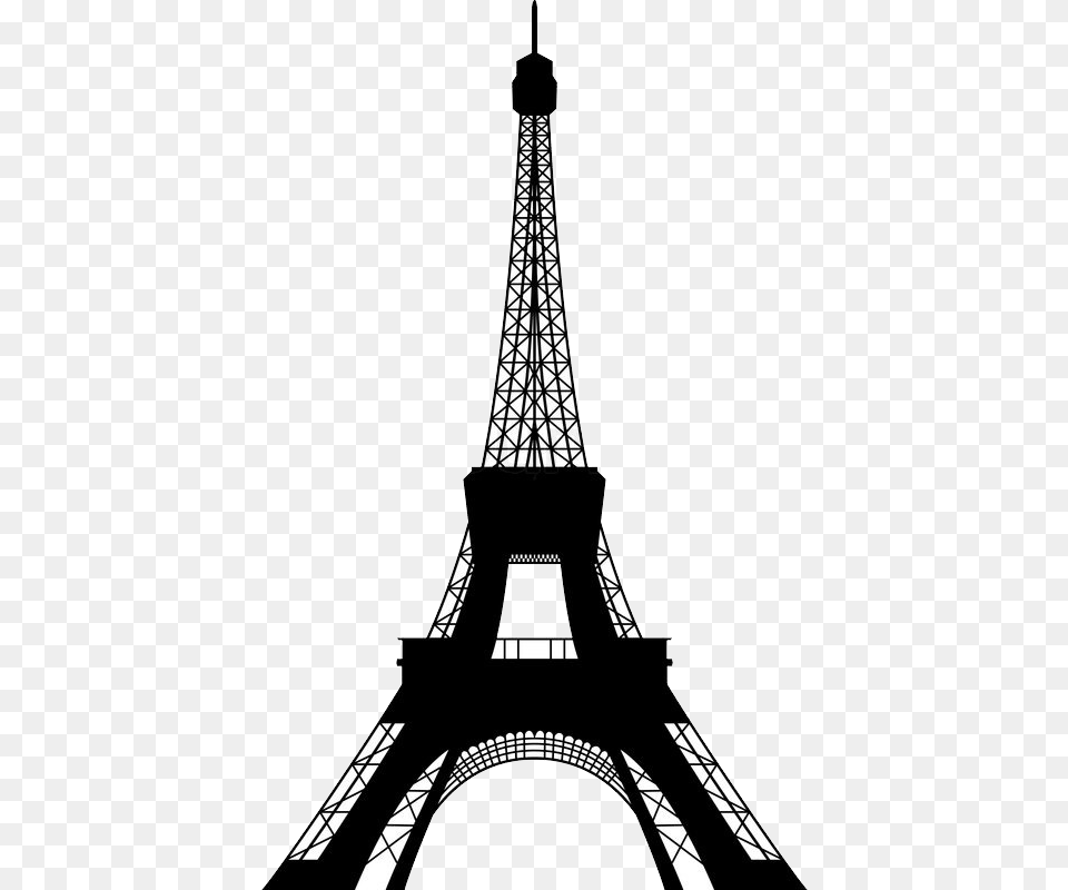 Eiffel Tower Silhouette Transparent, Architecture, Building Free Png Download