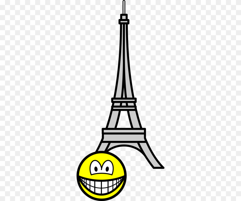 Eiffel Tower Smile Smiley, Rocket, Weapon Free Png Download