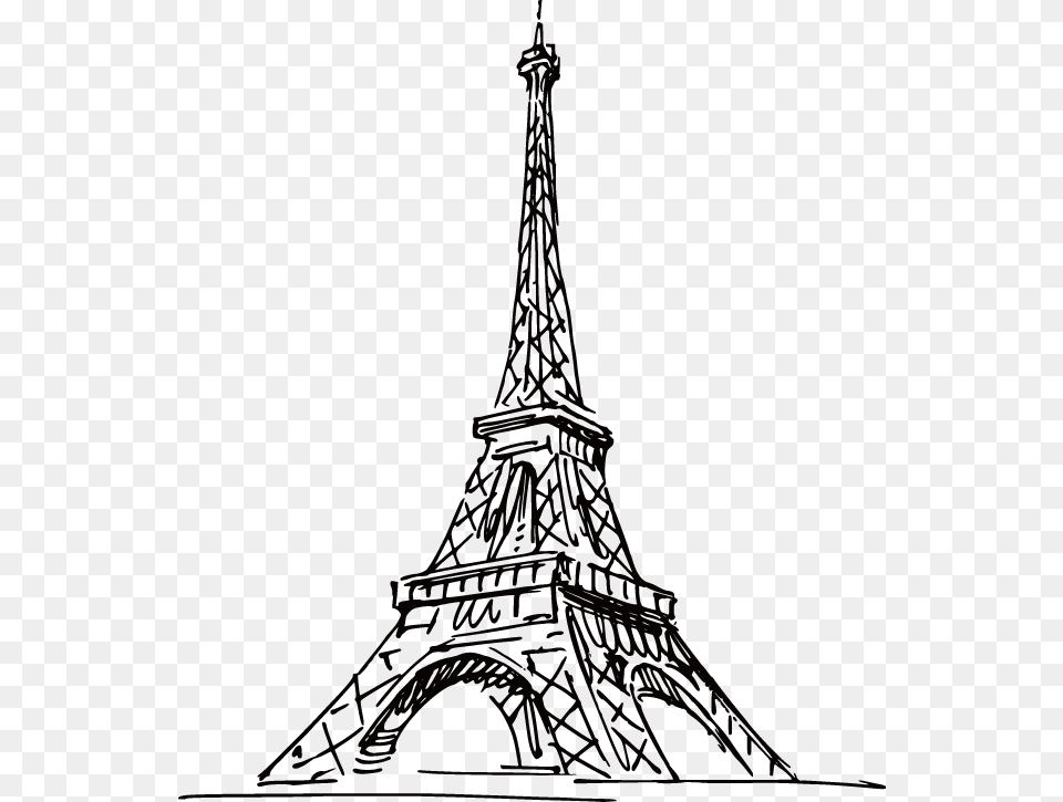 Eiffel Tower Tokyo Hand Eiffel Tower Drawing, Art Png Image