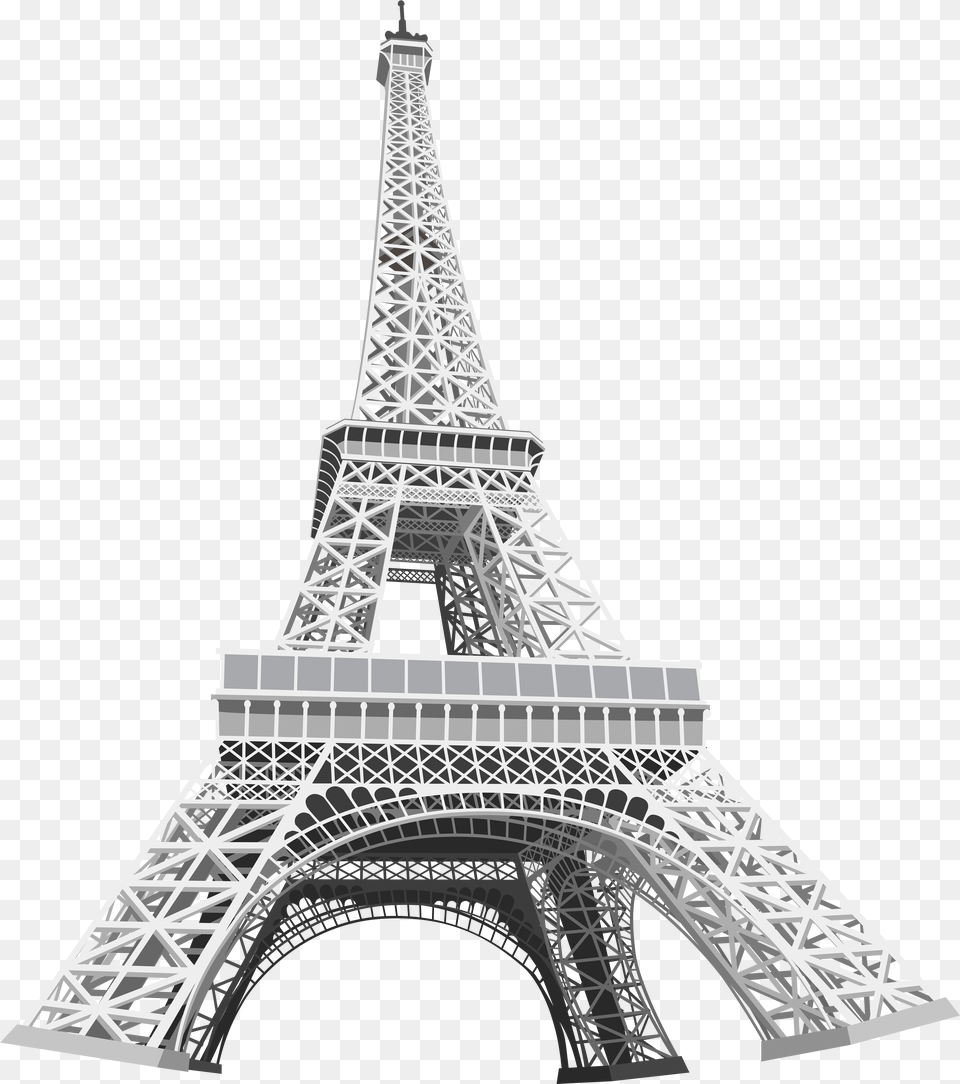 Eiffel Tower Transparent Clip Art Image, Architecture, Building, Cad Diagram, Diagram Free Png Download