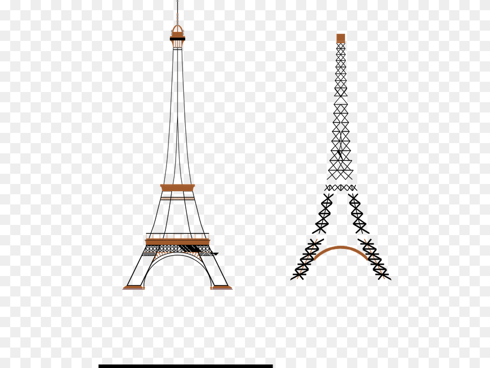 Eiffel Tower Vector, Arch, Architecture, City Free Png Download