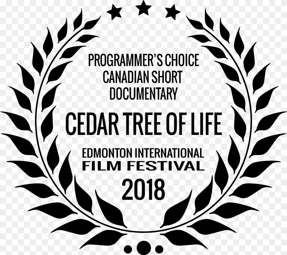 Eifflaurels Cedar Tree Of Life Edmonton International Film Festival Award, Plant, Stencil, Symbol Png