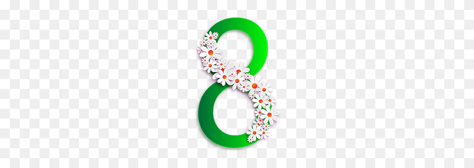 Eight Text, Number, Symbol, Flower Png