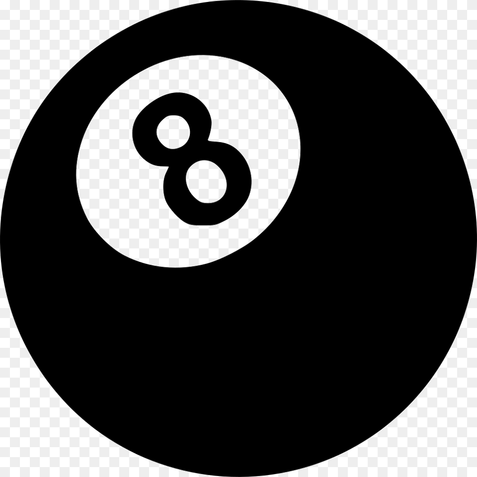 Eight Ball Circle, Disk, Symbol, Text, Number Png Image