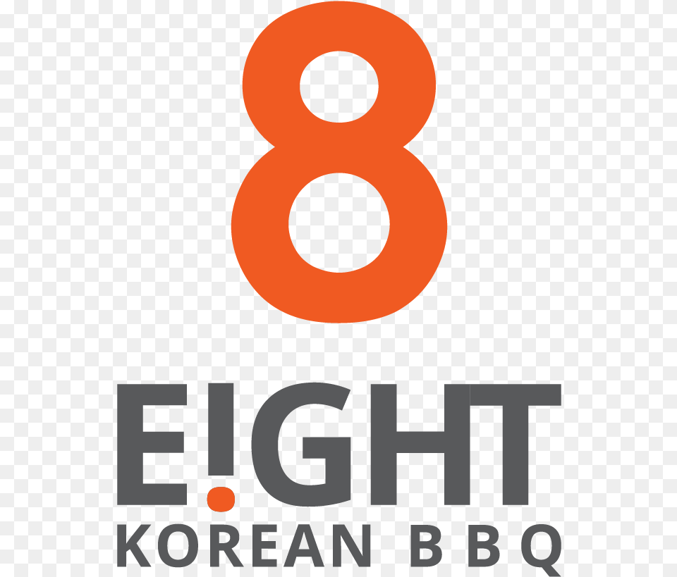 Eight Korean Bbq Logo, Number, Symbol, Text, Alphabet Free Png Download