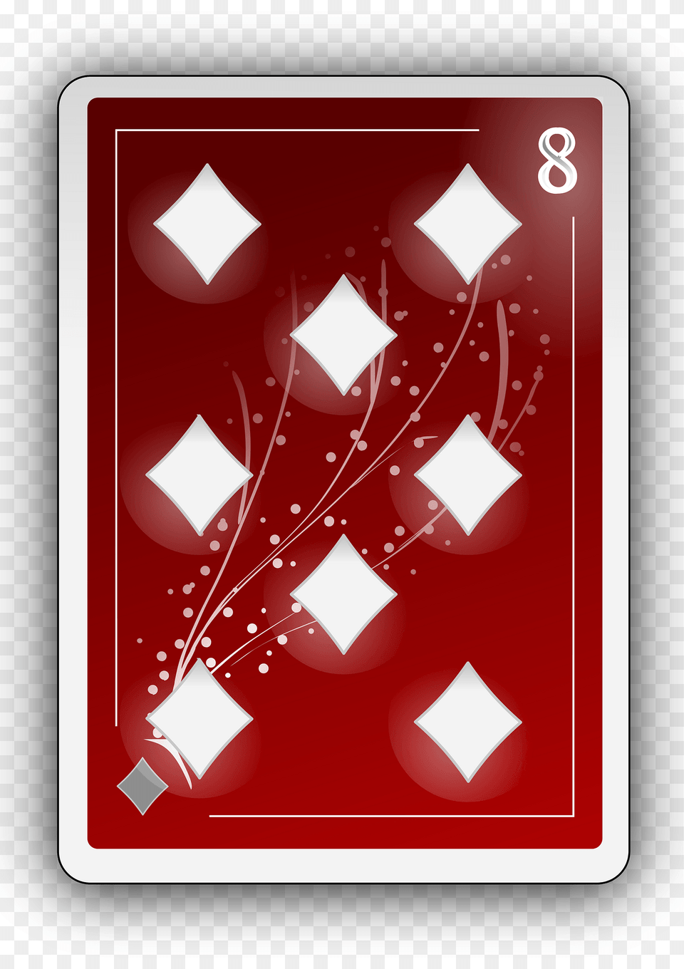 Eight Of Diamonds Clipart, Art, Graphics Png