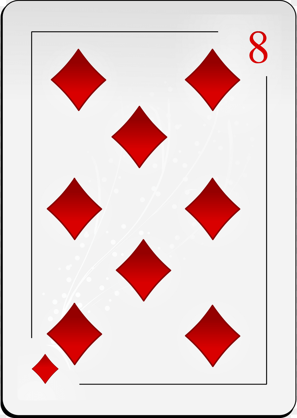 Eight Of Diamonds Clipart, Home Decor Png