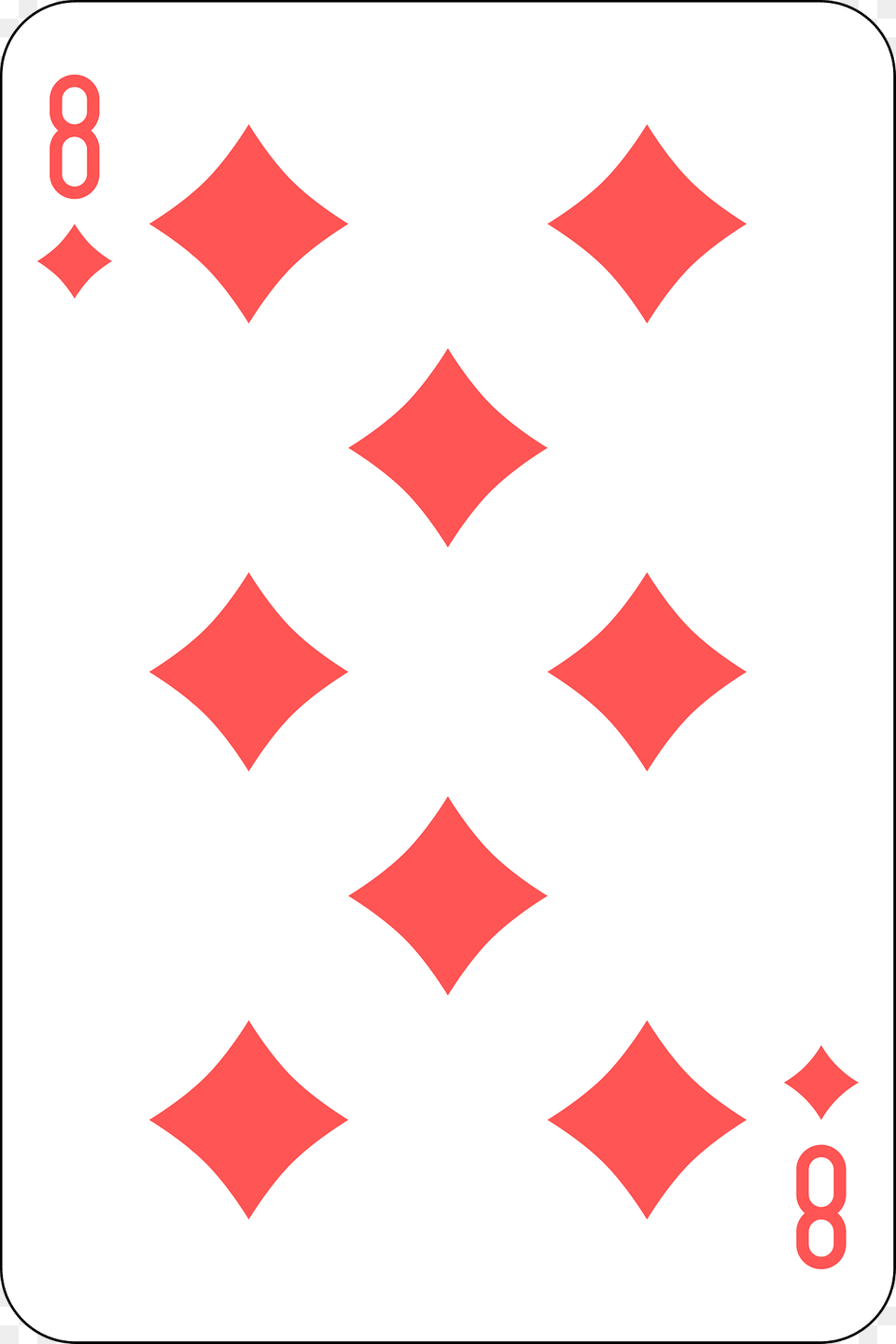 Eight Of Diamonds Clipart, Symbol Free Transparent Png