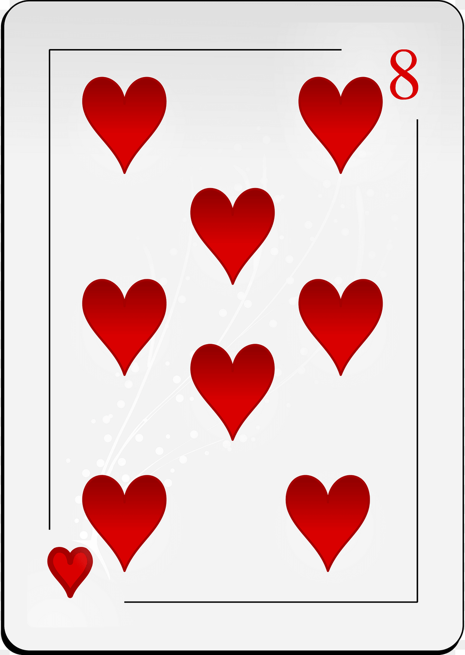 Eight Of Hearts Clipart, Food, Ketchup, Heart, Symbol Free Png Download
