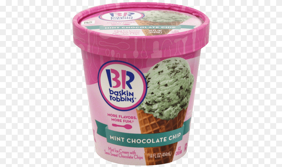 Eight Point Distributors Baskin Robbins Mint Ice Cream, Dessert, Food, Ice Cream, Frozen Yogurt Free Png
