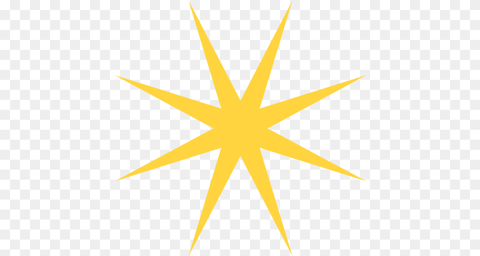 Eight Pointed Black Star Emoji For Facebook Email U0026 Sms Allegheny Technologies Logo, Star Symbol, Symbol, Animal, Fish Png Image