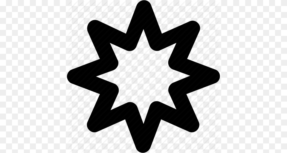 Eight Pointed Emoji Shape Sparkle Star Icon, Star Symbol, Symbol Free Transparent Png