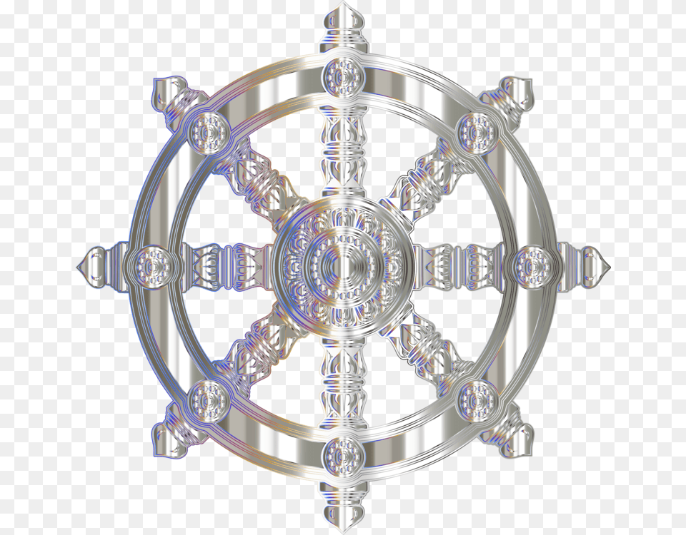 Eightfold Path Buddhism Symbol, Accessories, Cross, Jewelry Png Image
