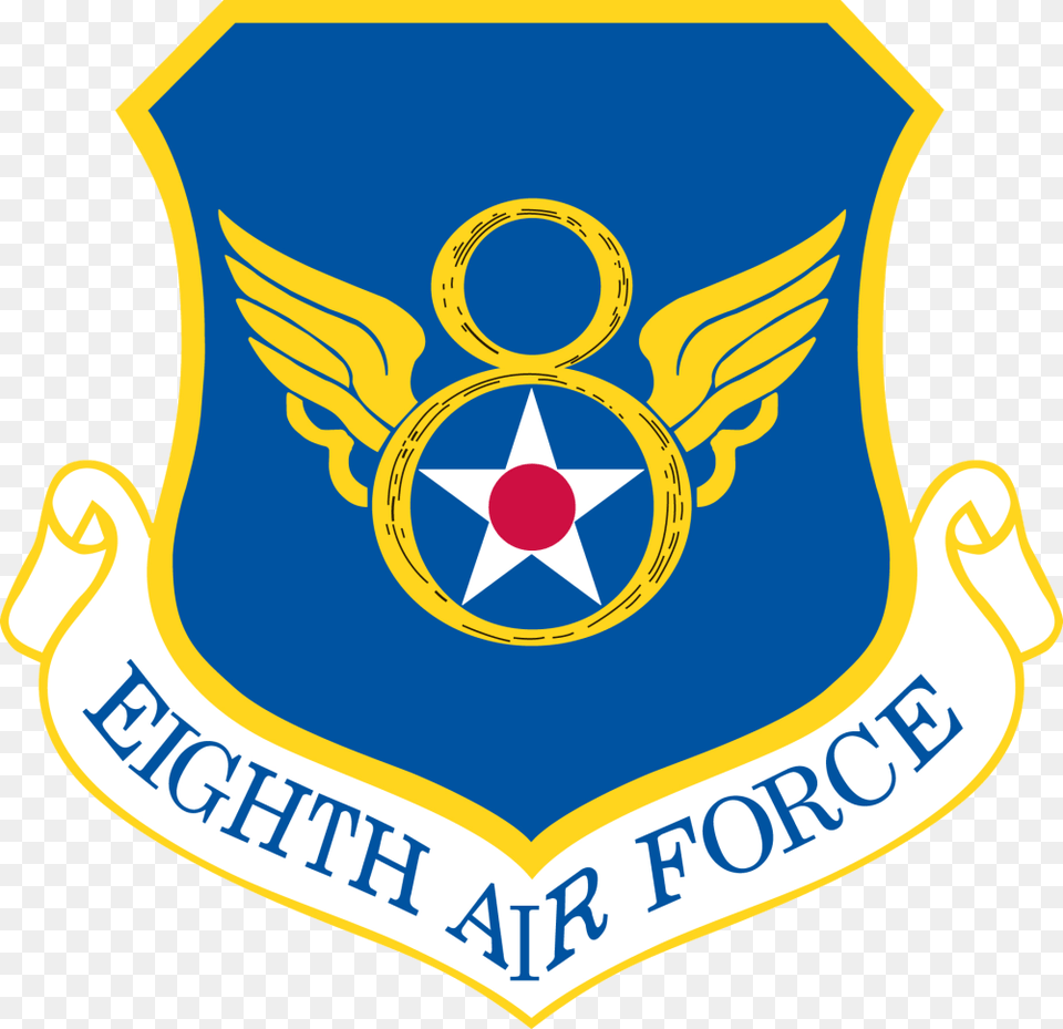 Eighth Air Force, Badge, Logo, Symbol, Emblem Free Png