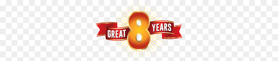 Eighth Anniversary Promotion, Dynamite, Weapon, Logo, Text Free Png Download