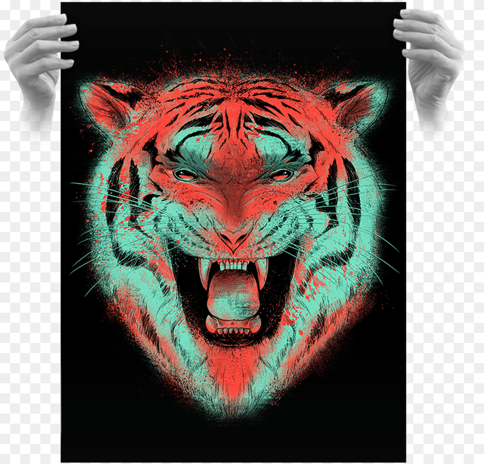 Eighth Anniversary Tiger Screen Print Freddy Krueger, Adult, Person, Woman, Female Free Png