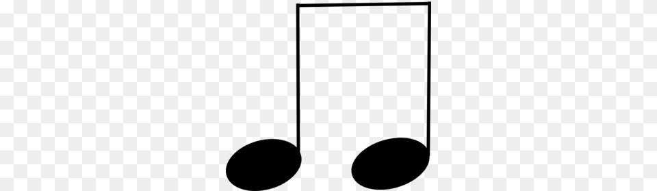 Eighth Note Clip Art, Gray Free Png