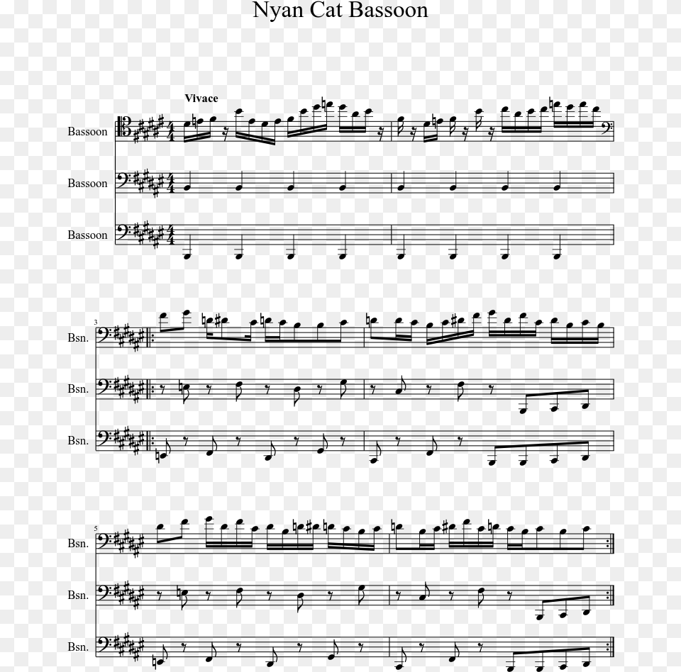 Eighth Note Drum Beats Sheet Music 1 Of 2 Pages Palm Mute Musical Score, Gray Free Png Download