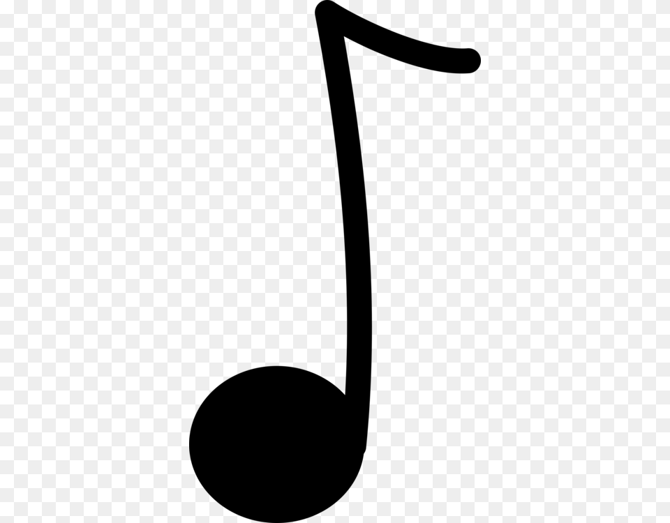 Eighth Note Musical Note Art, Gray Free Png
