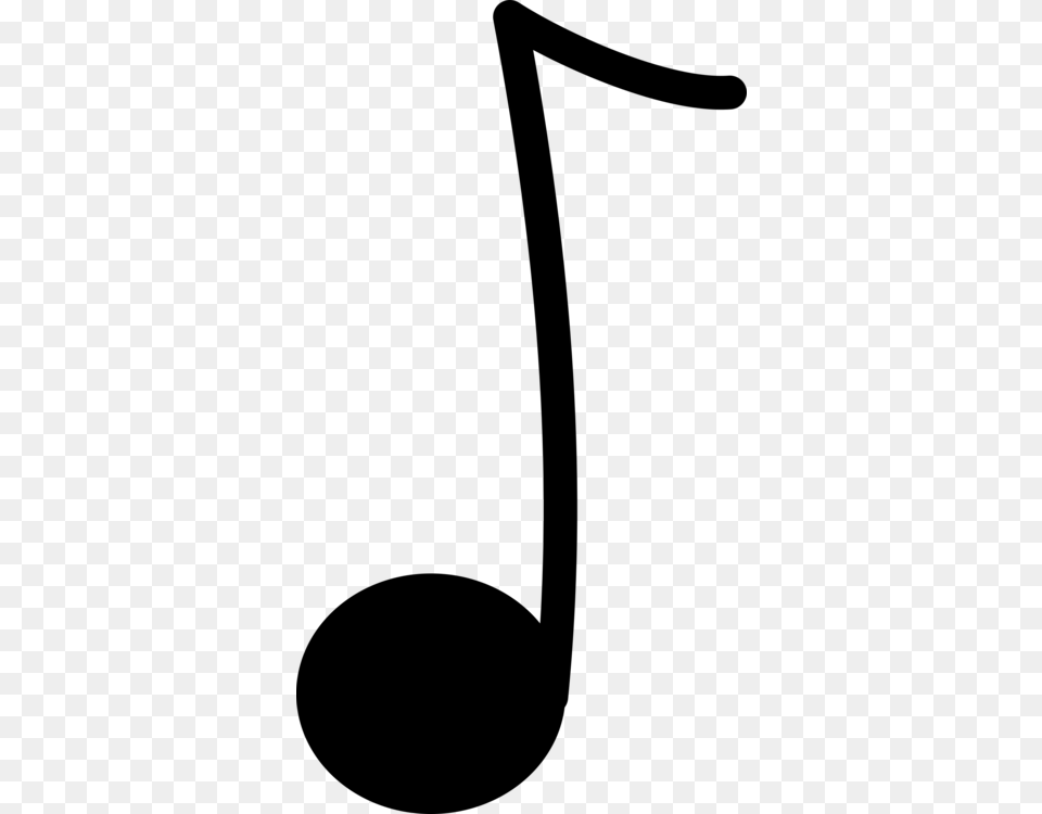 Eighth Note Musical Note Art Drawing, Gray Png Image