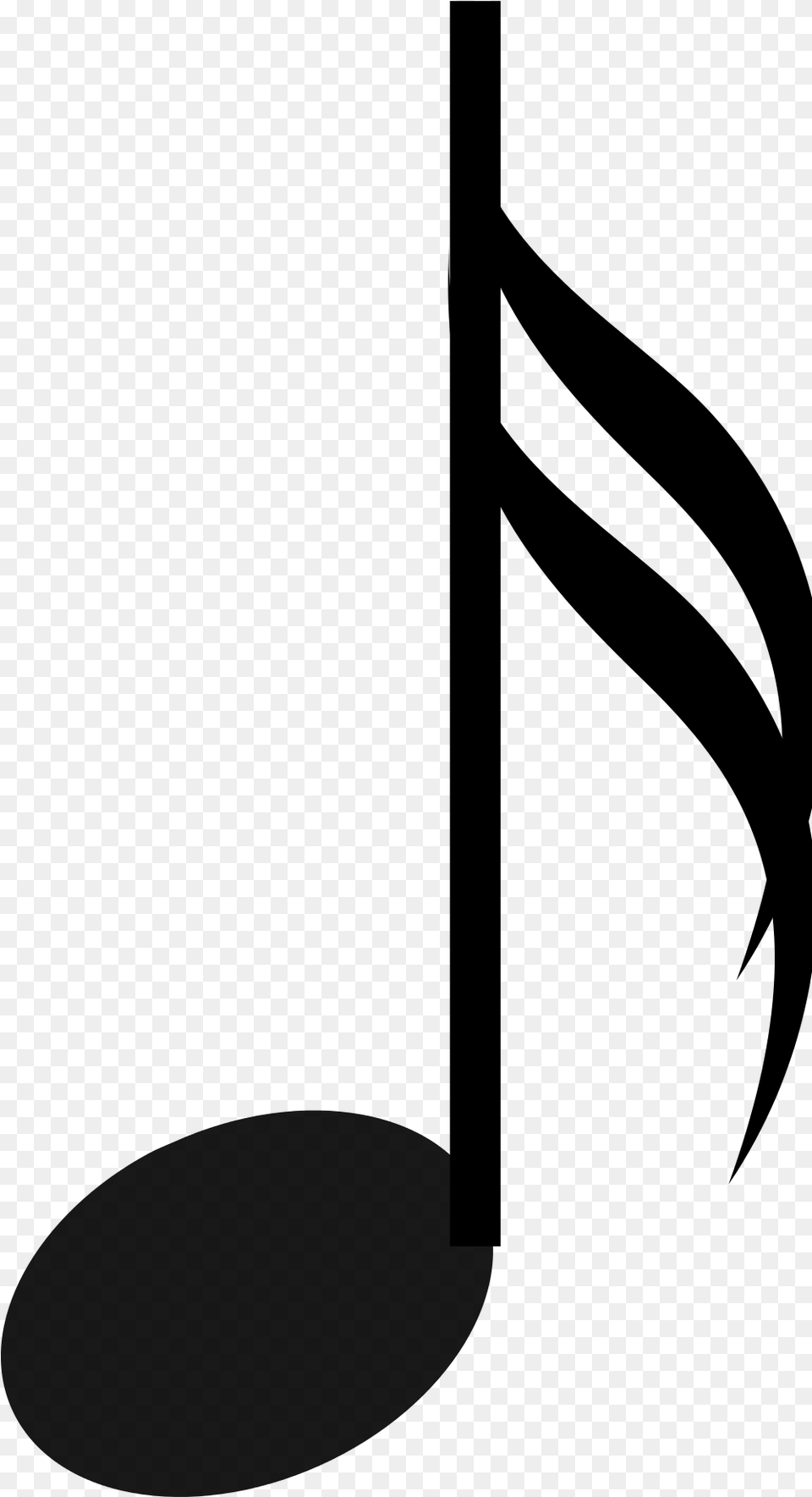 Eighth Note Sixteenth Note Musical Note Quarter Note Note De Musique Double Croche, Gray Free Png