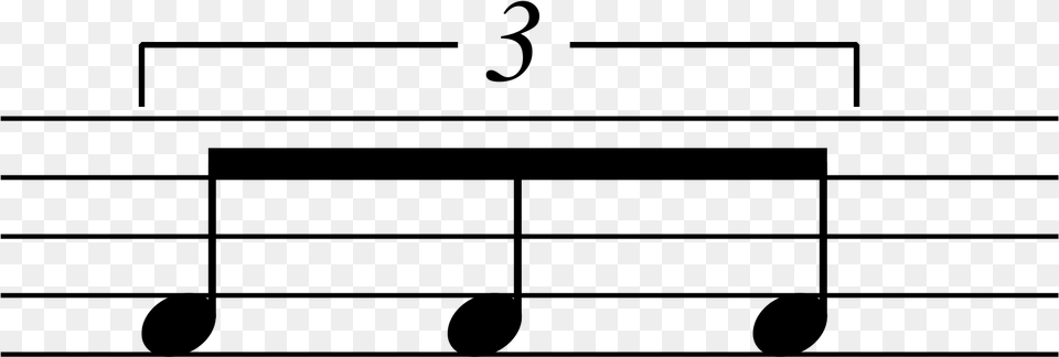 Eighth Note Triplets Triplet Eighth Notes, Gray Png Image