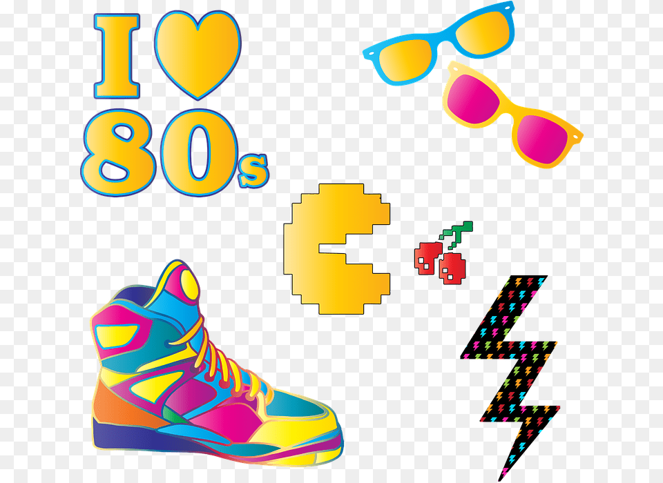Eighties Boombox Retro Music Cassette Technology, Clothing, Footwear, Shoe, Sneaker Free Png
