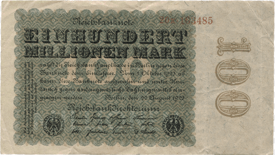 Einhundert Millionen Mark, Money Free Transparent Png