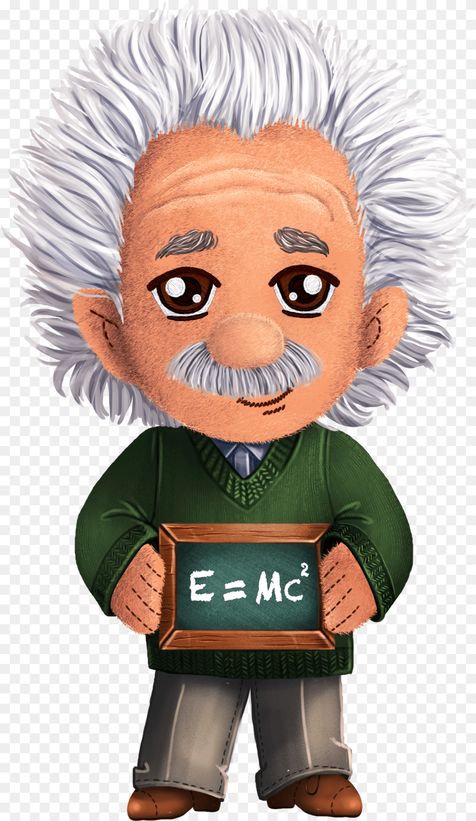 Einstein Cartoon Albert Einstein Transparent Cartoon Einstein Transparent Background, Baby, Person, Face, Head Free Png