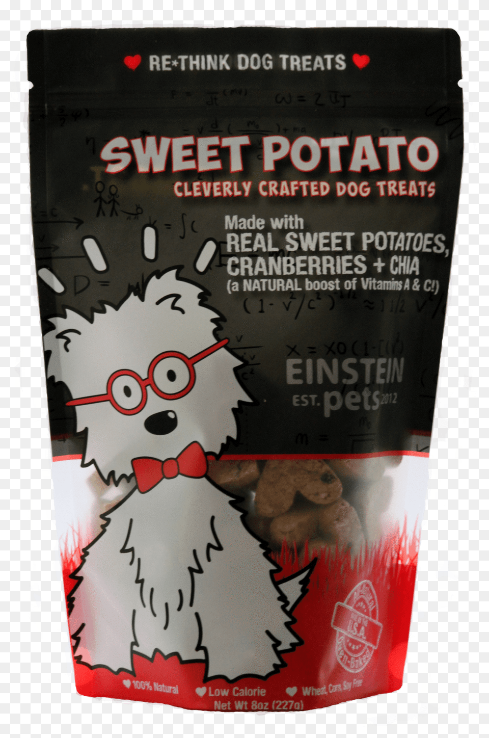 Einstein Sweet Potato Treats In 2oz Or 8oz Bags Penguin, Advertisement, Poster, Person, Face Free Transparent Png