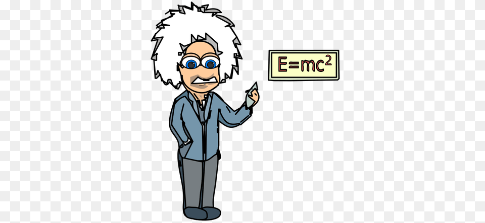 Einstein With Equation, Book, Comics, Publication, Baby Free Transparent Png