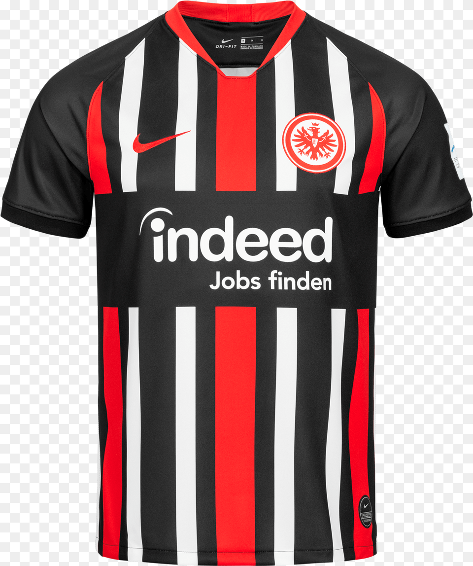 Eintracht Frankfurt Home Kit 19, Clothing, Shirt, T-shirt, Jersey Free Png Download