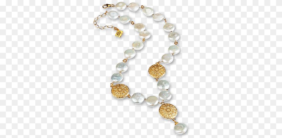 Eisenhower Coin Pearl Necklace Necklace, Accessories, Jewelry, Bracelet Png