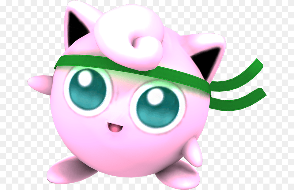 Either Way Here S A Unofficial Hi Res Render From Green Headband Jigglypuff Melee, Piggy Bank Free Png Download
