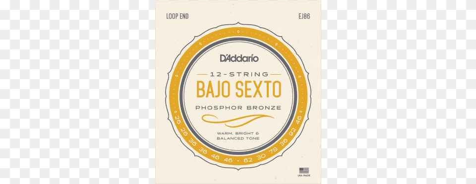 Ej86 Bajo Sexto Phosphor Bronze 12 String, Advertisement, Poster, Alcohol, Beer Png Image