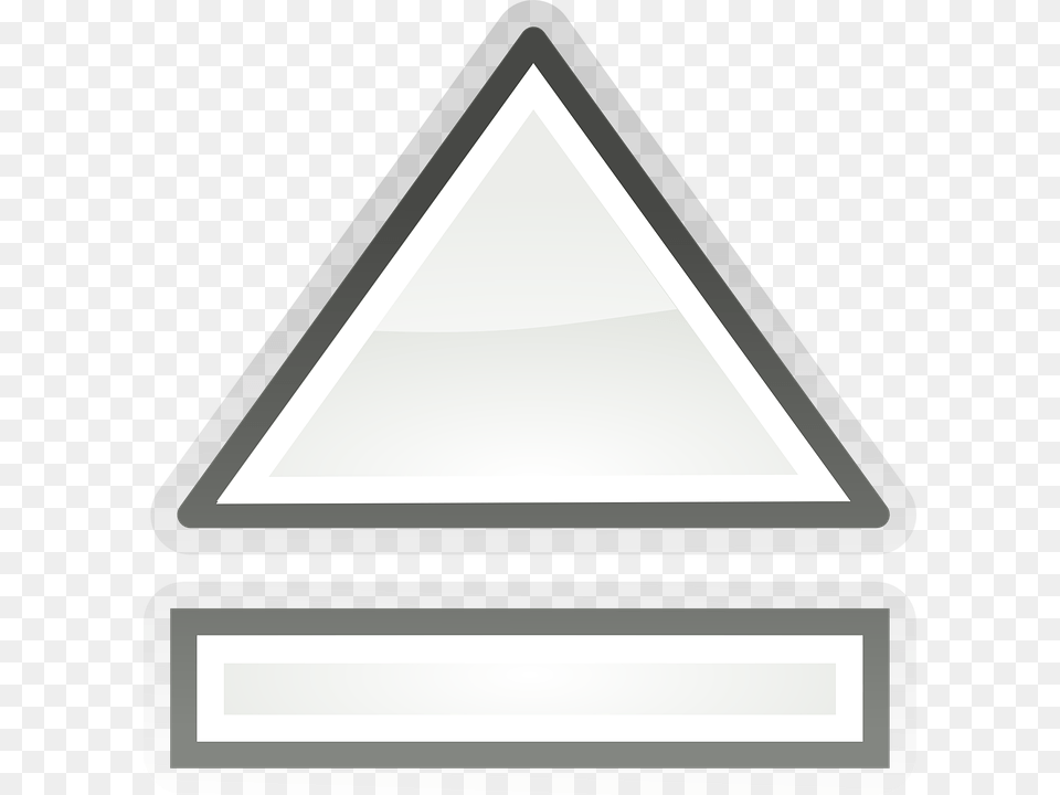 Eject Media Button Open Close Icon American Society Of Interior Designers Facts, Triangle Png