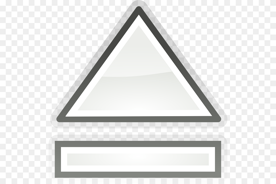 Eject Media Button Open Close Icon Polyvinyl Chloride, Triangle, Blackboard Png