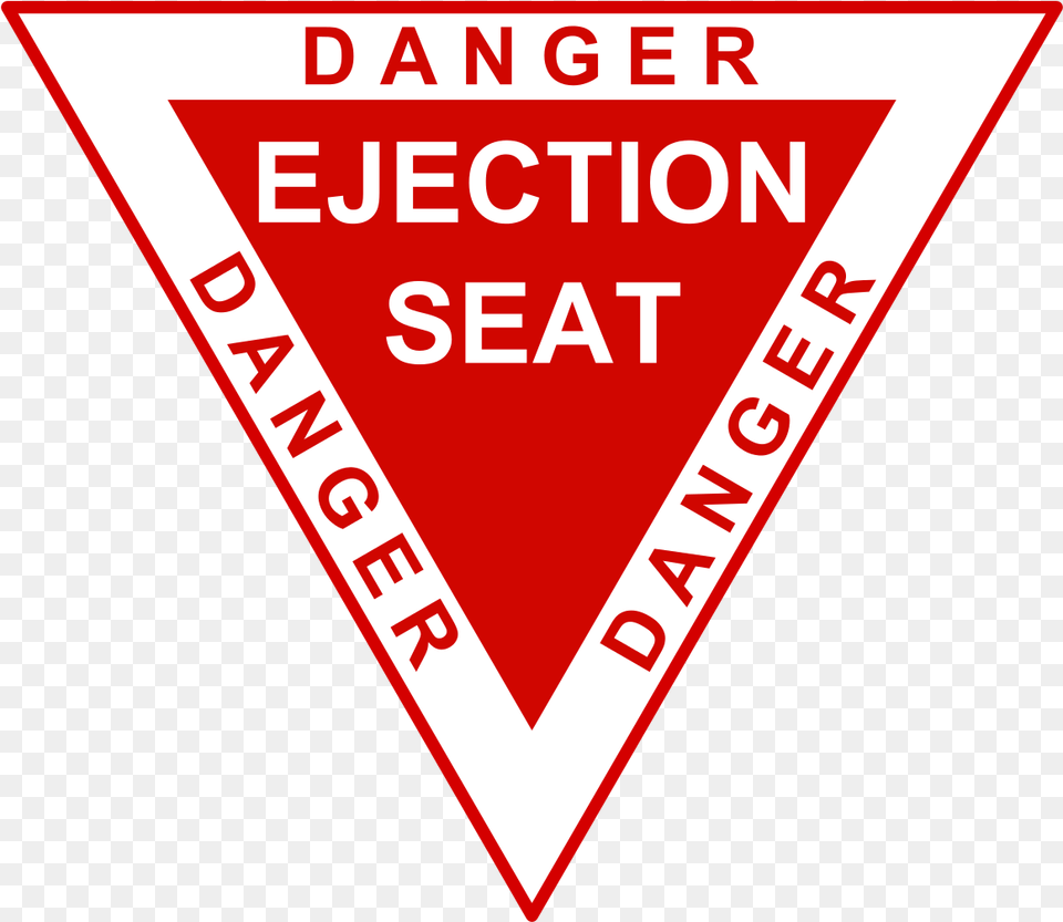 Ejection Seat U0026 Seatpng Danger Ejection Seat, Sign, Symbol, Triangle, Dynamite Free Png Download