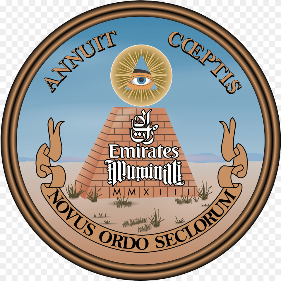 Ekilogocolour Illuminati Dubai, Emblem, Symbol, Coin, Money Png