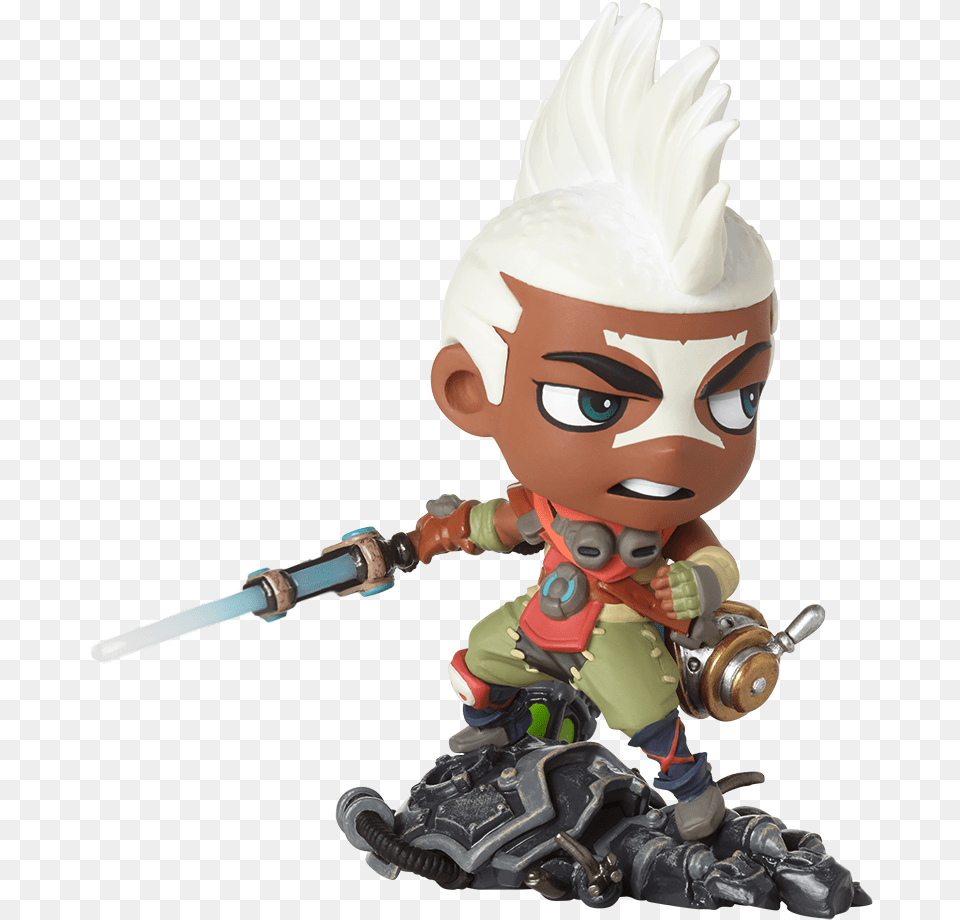 Ekko Action Figure, Figurine, Baby, Person, Face Free Png Download