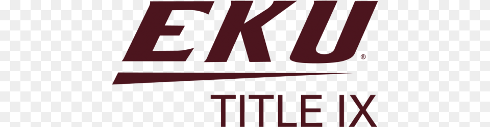 Eku Title Ix Eastern Kentucky University, Logo, Maroon Free Png